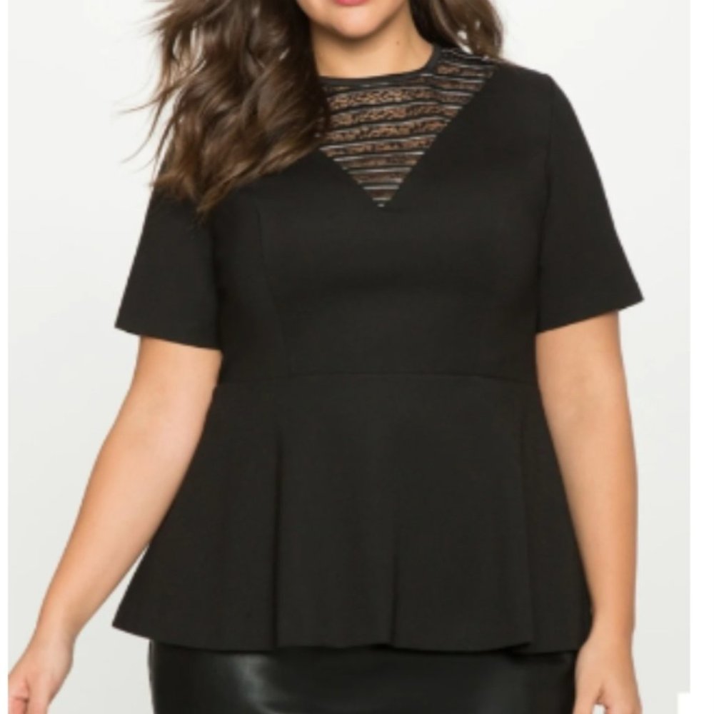 Eloquii Peplum Top